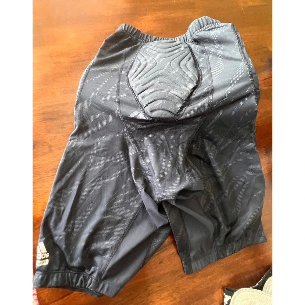 adidas Men's XL Climacool Padded Compression Short GFX, Navy